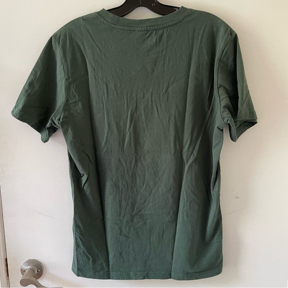 Green basic T-shirt - Picture 2 of 4